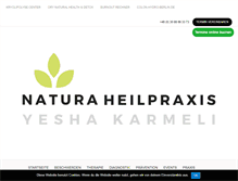 Tablet Screenshot of natura-heilpraxis.de